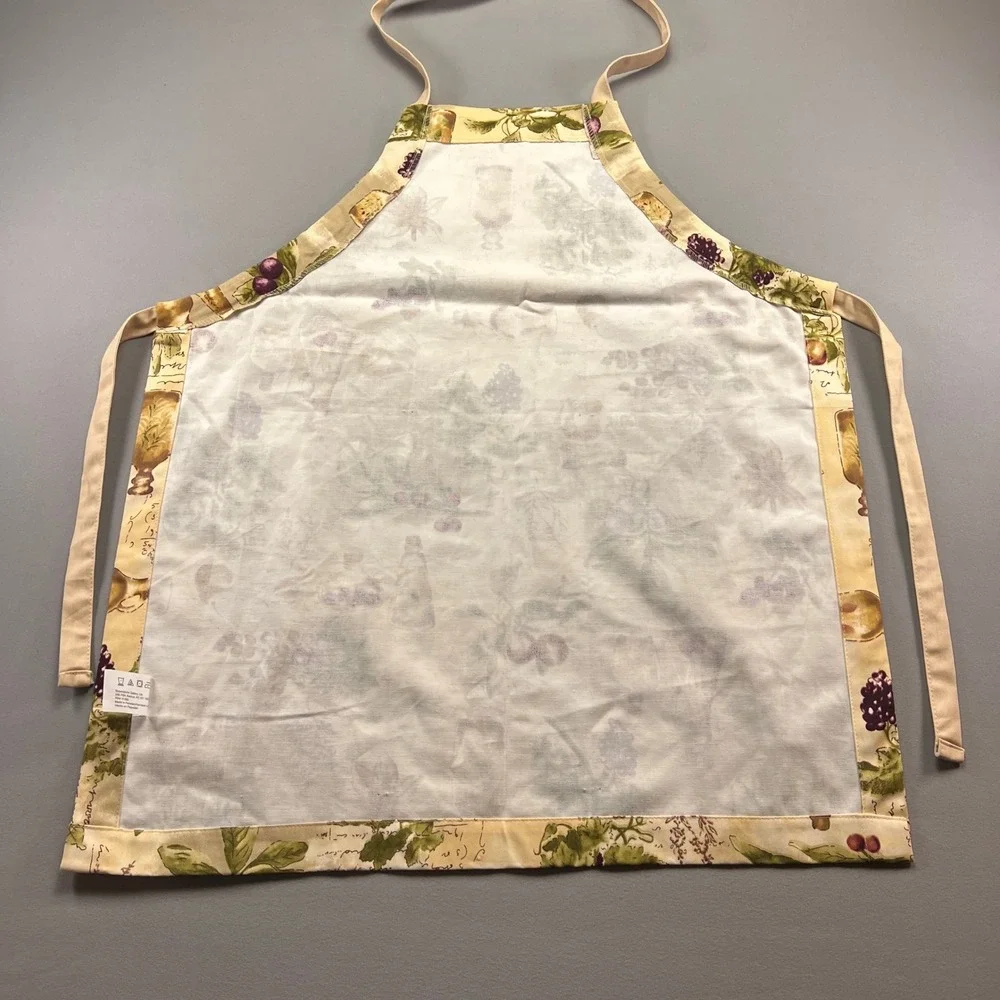 Brownstone Chef Apron Womens OS Multi Mediterranean Botanical Adjustable Straps